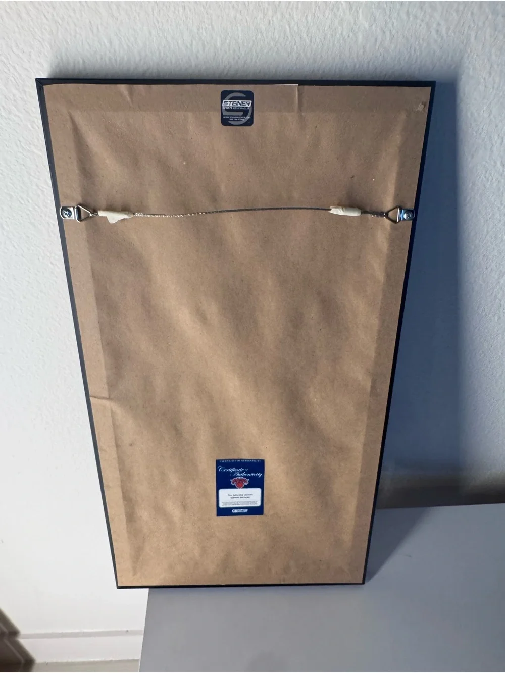 NBA framed wall